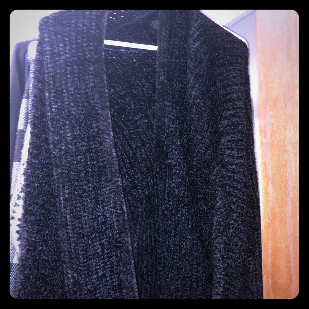 Black cardigan